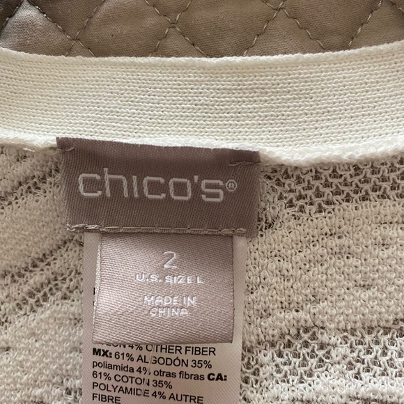 NEW! Chico’s Long Sleeveless Cardigan Vest - Picture 4 of 6